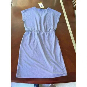 32 Degrees Cool Women's Soft Lightweight Lux Dress Blue size small NWT